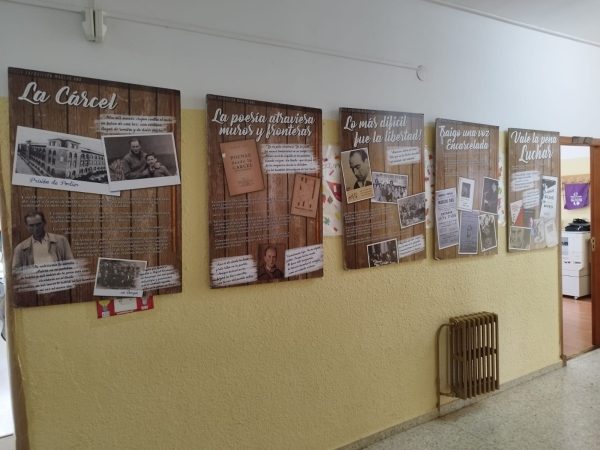 Exposición sobre Marcos Ana Hacia mis libres años en el IES de Fabero